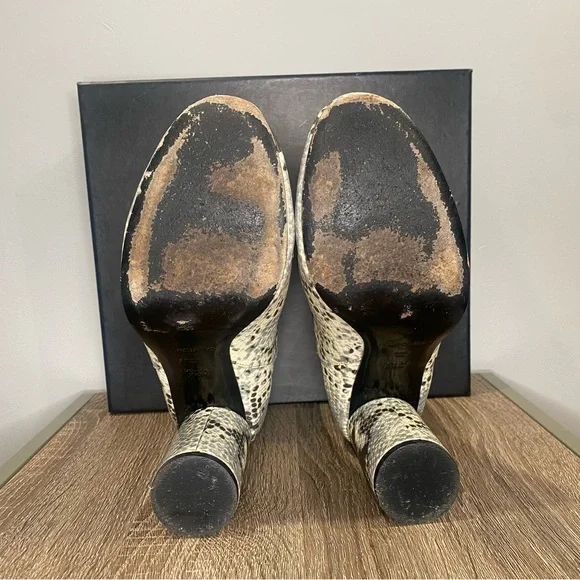 Marciano Meilana Snake Print Boots. - Picture 5 of 7